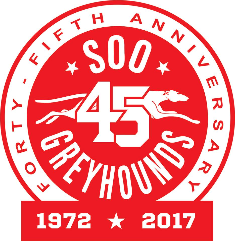 Sault Ste. Marie Greyhounds 2017 Anniversary Logo iron on transfers for clothing